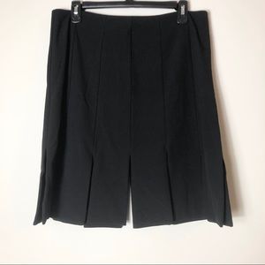 WHBM Black Pleat Skirt